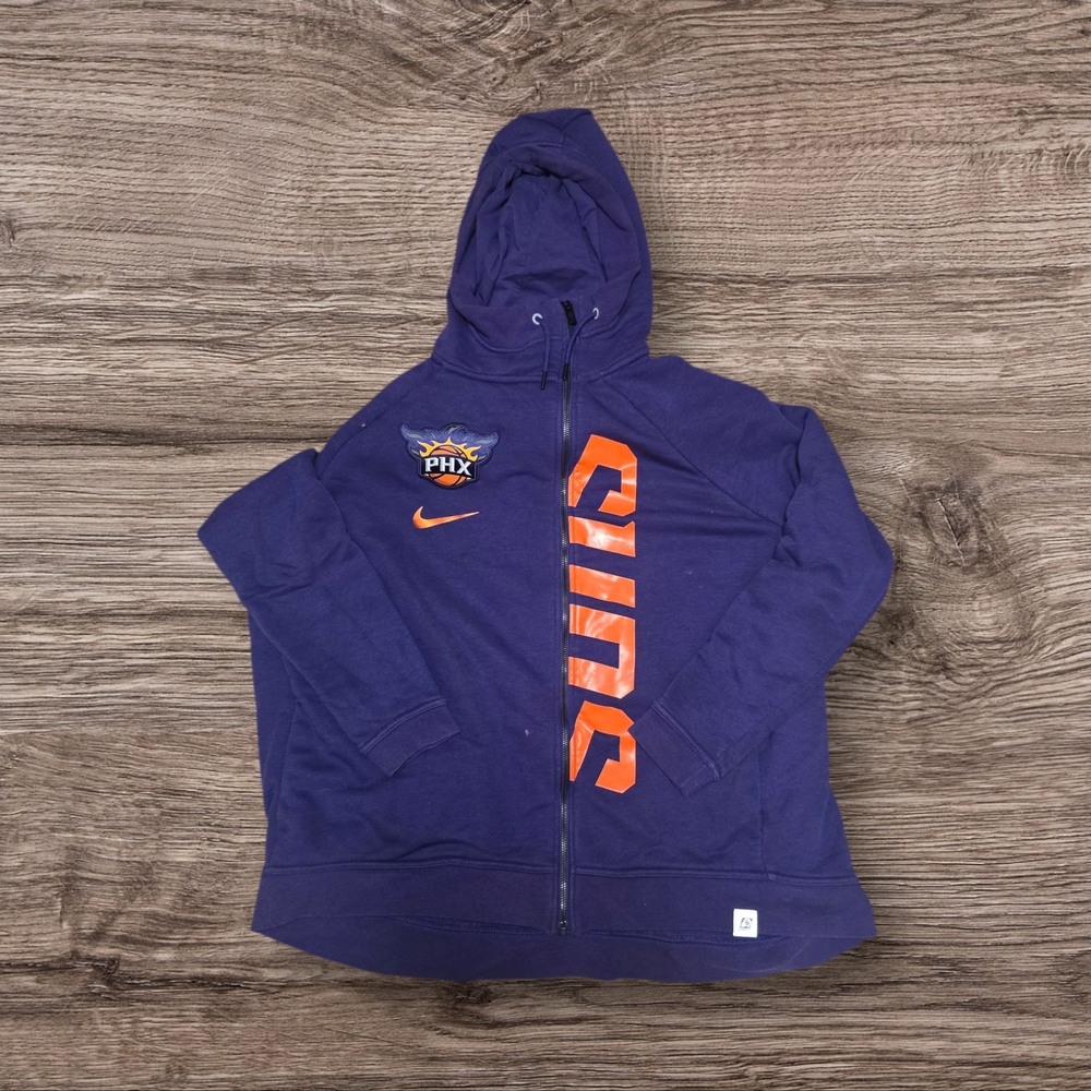 Nike Womens Purple and Orange Hooded Jacket